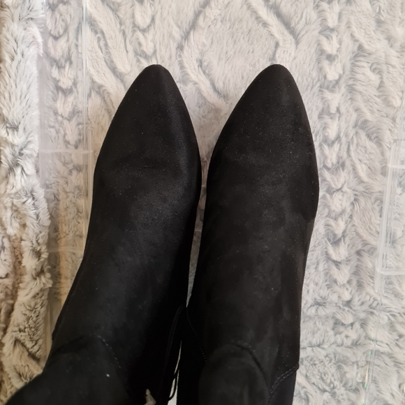 NWT Streetwear Society Black Suede Boot Size 7 - Picture 7 of 12